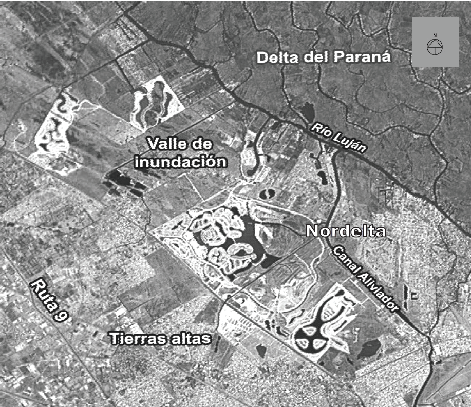 Imagen satelital del área de estudio
