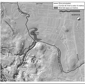 Simulaci&oacute;n por inundaci&oacute;n a dos metros