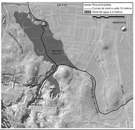 Simulaci&oacute;n por inundaci&oacute;n a cuatro metros