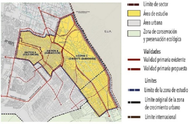&Aacute;rea de aplicaci&oacute;n de estrategias: Oriente Zaragoza