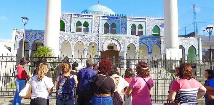 Visita na Mesquita de Curitiba