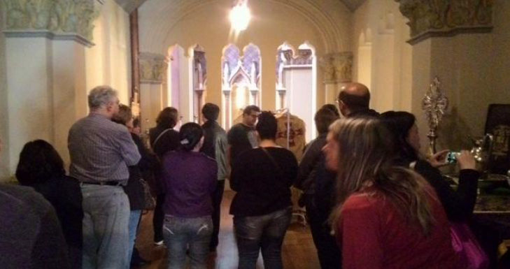 Visita na Catedral de Curitiba