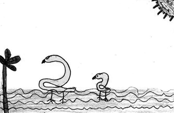 Personajes con fondo