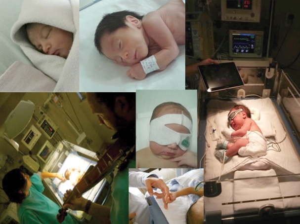 Estado
de relajación de los neonatos con el método SENTIRE