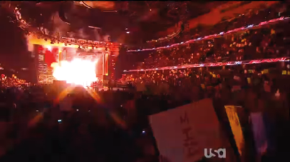 Primer plano del show