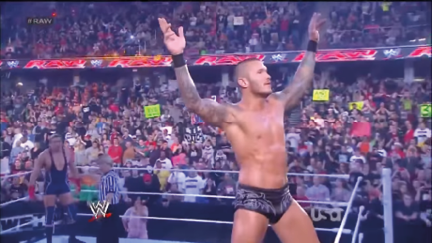 �ltimo plano de la entrada de Randy Orton
