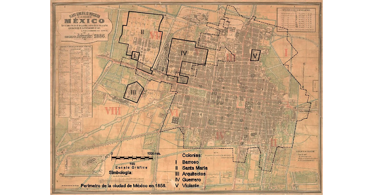 Ciudad de México en 1886