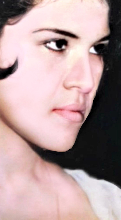 La mirada de Silvia Valdez el d�a de su boda