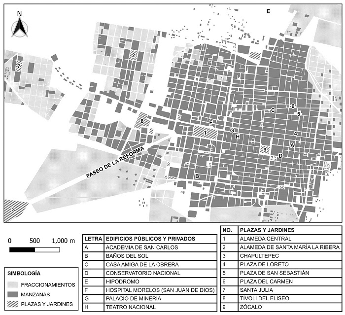 La ciudad de M�xico en 1900