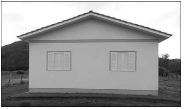 Casa nova, localidade de Morro Chato, Vila Rezin, Turvo