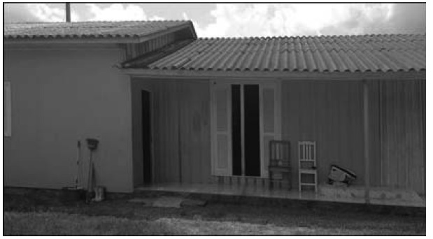 Casa Reformada, localidade Estrada geral, Morro Chato, Turvo.