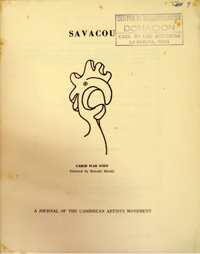 Logo de Savacou diseado por Ronald Moody
