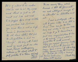 Carta de Claude McKay a Nardal