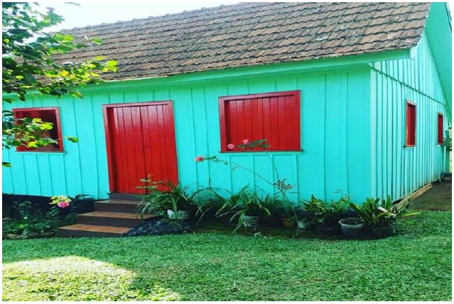 Ukrainian typical house in Prudentópolis, 2017