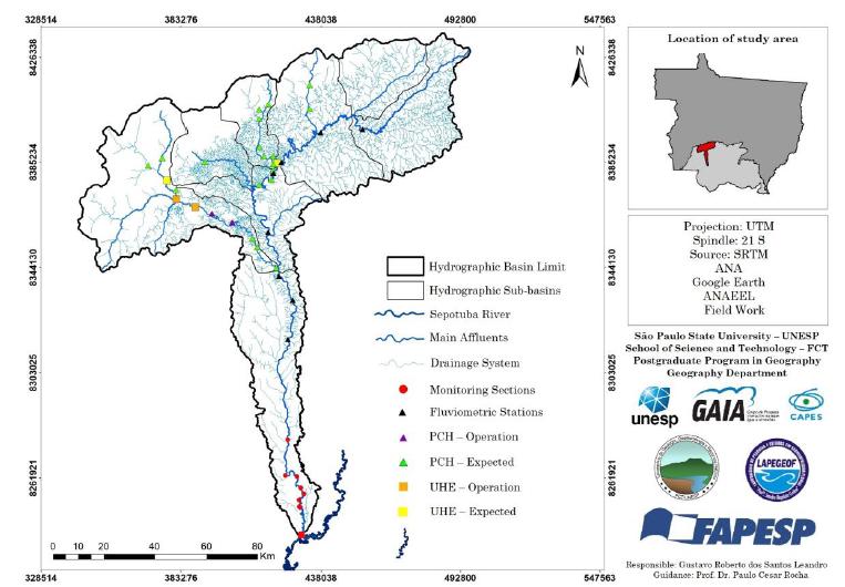 Location of the Sepotuba hydrographic basin, Upper Paraguay - Mato Grosso.