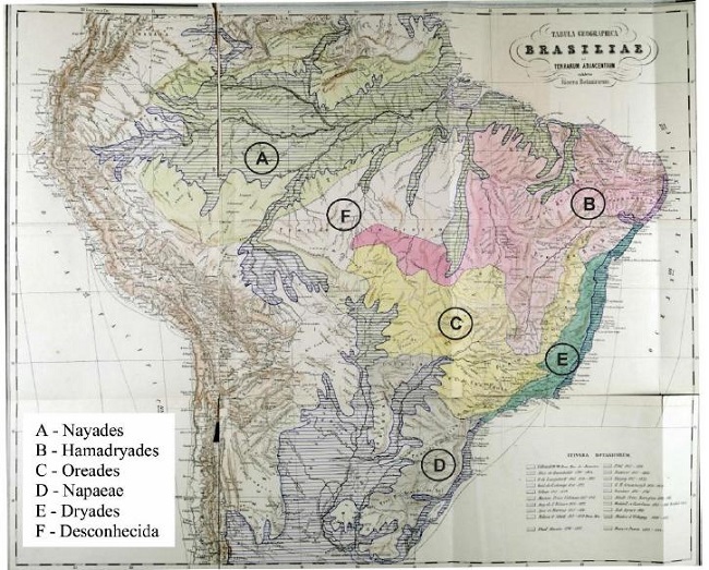 Floristic Division General Map (1858). 