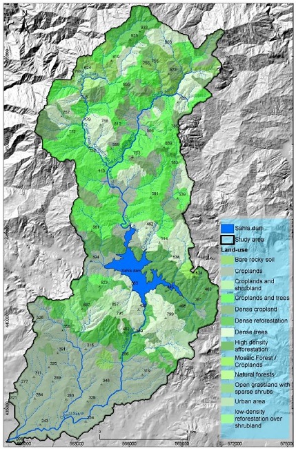 Land use in the Sahla watershed