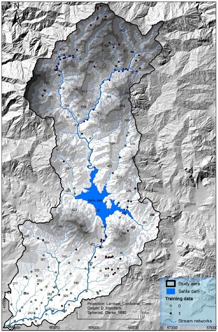 Training Data from literature, field surveying, and orthophoto.