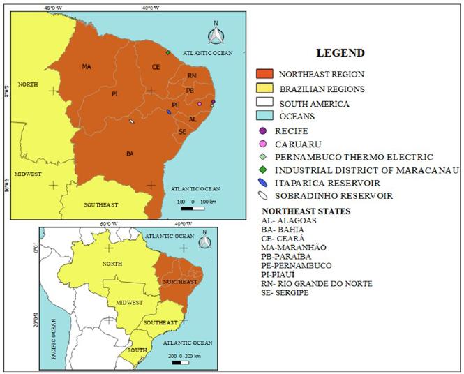 Map of the study area localization. 
