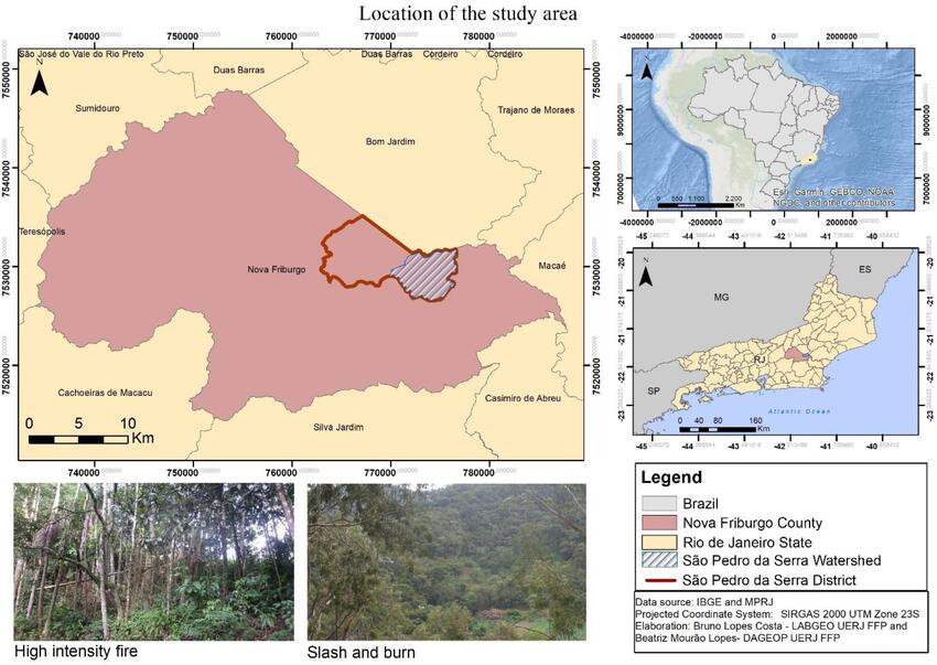 Localização da área de estudo.