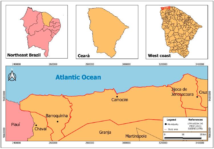 Localization map of the study area.