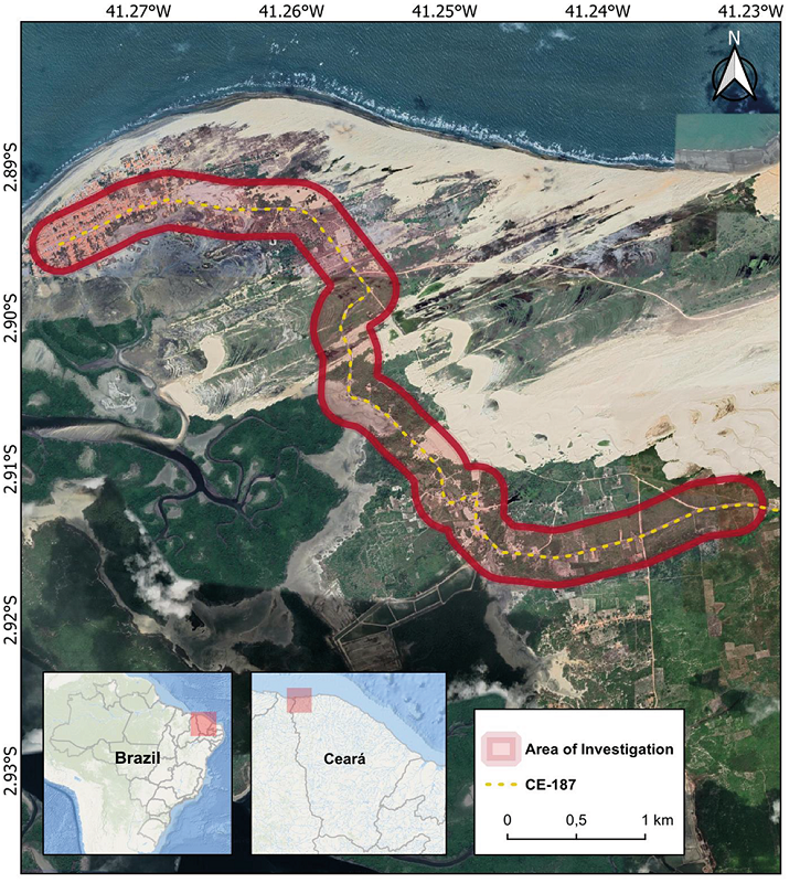 Map of the study area.