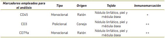 Resultados de la Inmunomarcaci&oacute;n. Fuente: autores.