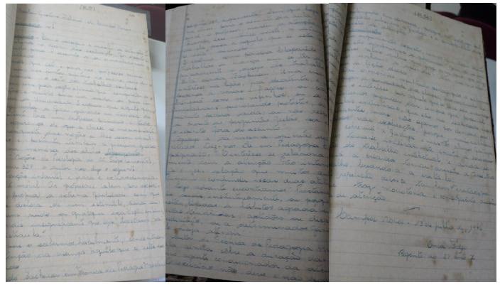 Comunicado de Ema Blasi - 13 jul. 1946.