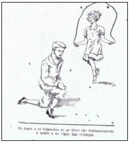 Jogos e exercícios físicos.