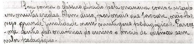Citação no manuscrito. (NOURA, 1935, p. 12).