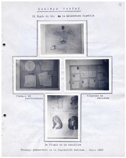 Exposición mariana. (NOLLA, 1950, p. 17).