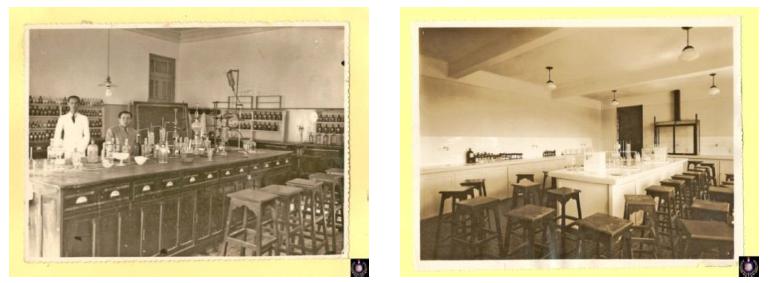 Imagens 1 e 2 do Gabinete de Química do Atheneu Sergipense (s/d).