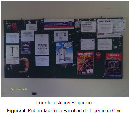 Publicidad en la Facultad de Ingenieria Civil.