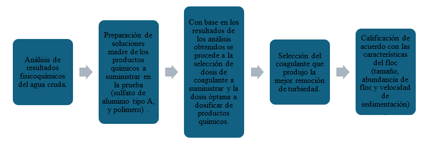 Proceso de selecci�n de coagulante optimo