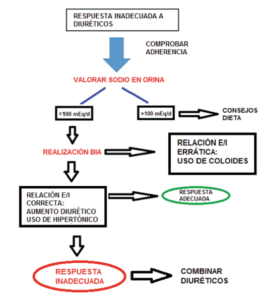  Protocolo ante una sospecha de resistencia a diuréticos.