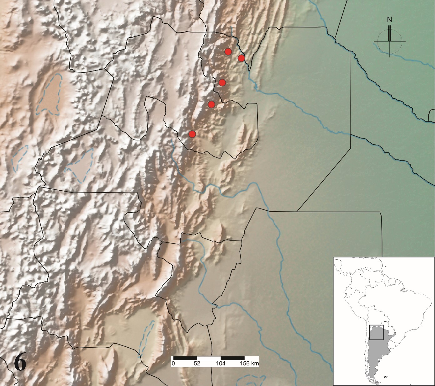 Fig. 6. Distribution map of Plebeia mansita sp. nov.