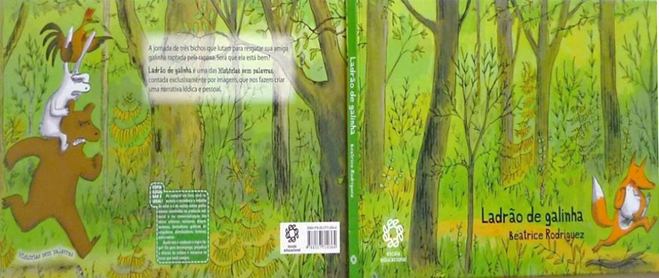Capa e contracapa de Ladr&atilde;o de galinha