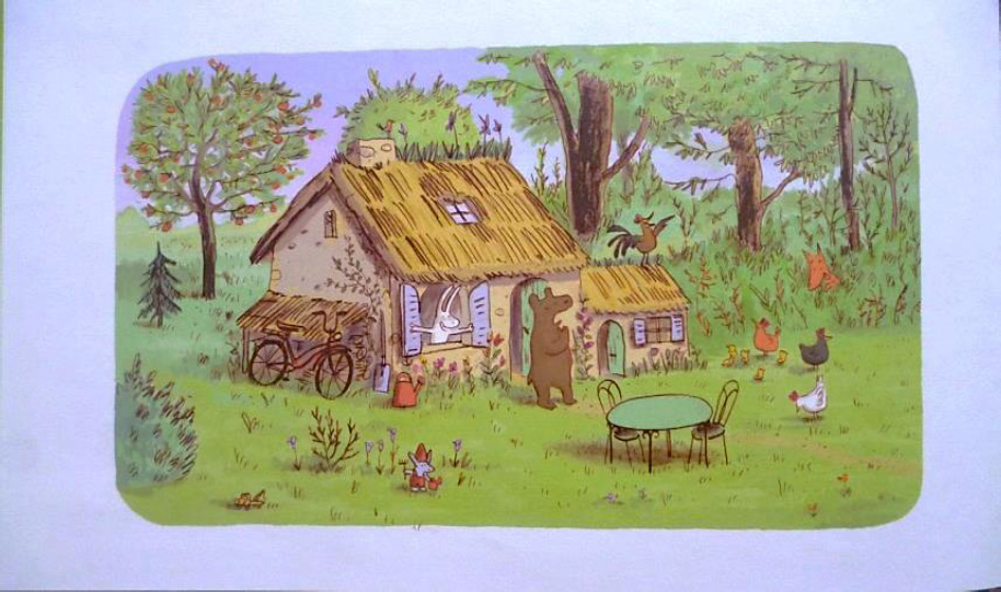 P&aacute;gina emoldurada em Ladr&atilde;o de galinha