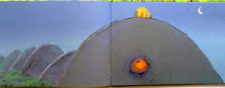 As montanhas em Ladr&atilde;o de galinha