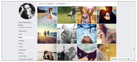 Reprodu&ccedil;&atilde;o da fanpage @caiofernandoabreu, no Facebook.
