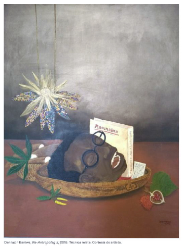 Re-antropofagia, de Denilson Baniwa (2018).