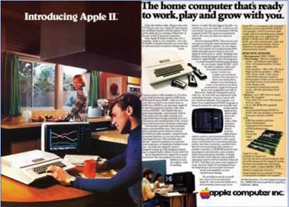 Primeiro anúncio do Apple II