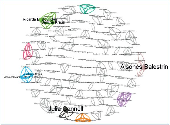 Redes de autores, 2007-17