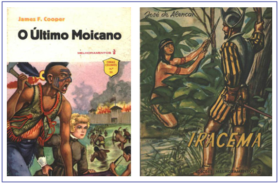 Compara&ccedil;&atilde;o entre personagens de origem ind&iacute;gena