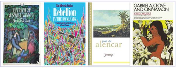 Plantas, folhagens e florestas em capas de t&iacute;tulos brasileiros lan&ccedil;ados por editoras estadunidenses