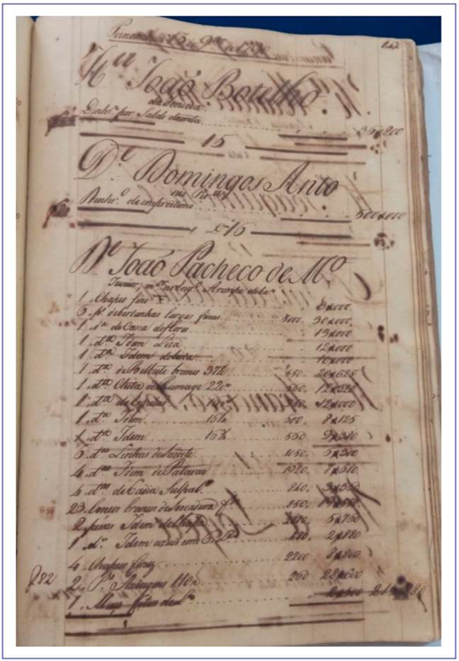 Demonstra&ccedil;&atilde;o cont&aacute;bil de Bento da Gama