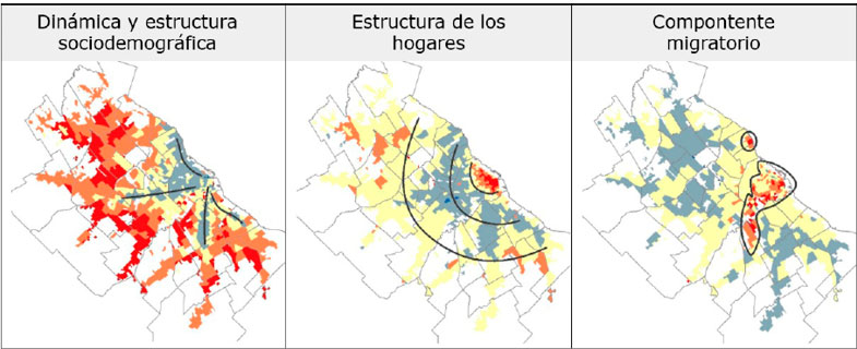 Estructura socioespacial de la Aglomeración Gran Buenos Aires, año 2001