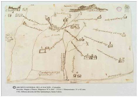 Panorama de la Jurisdicci&oacute;n de Caloto. (1762)27.