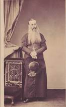 Monseñor Giuseppe Valerga, 1869. Fotografía de Pièrre Petit. Fuente: Luminous-Lint Collection.