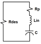 Circuito equivalente de una unidad de condensadores.